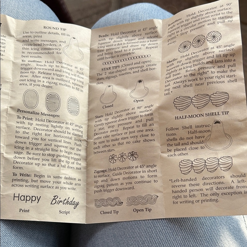 The Pampered Chef Easy Accent Decorator with Six Tips;New in Original Packaging - Picture 10 of 16